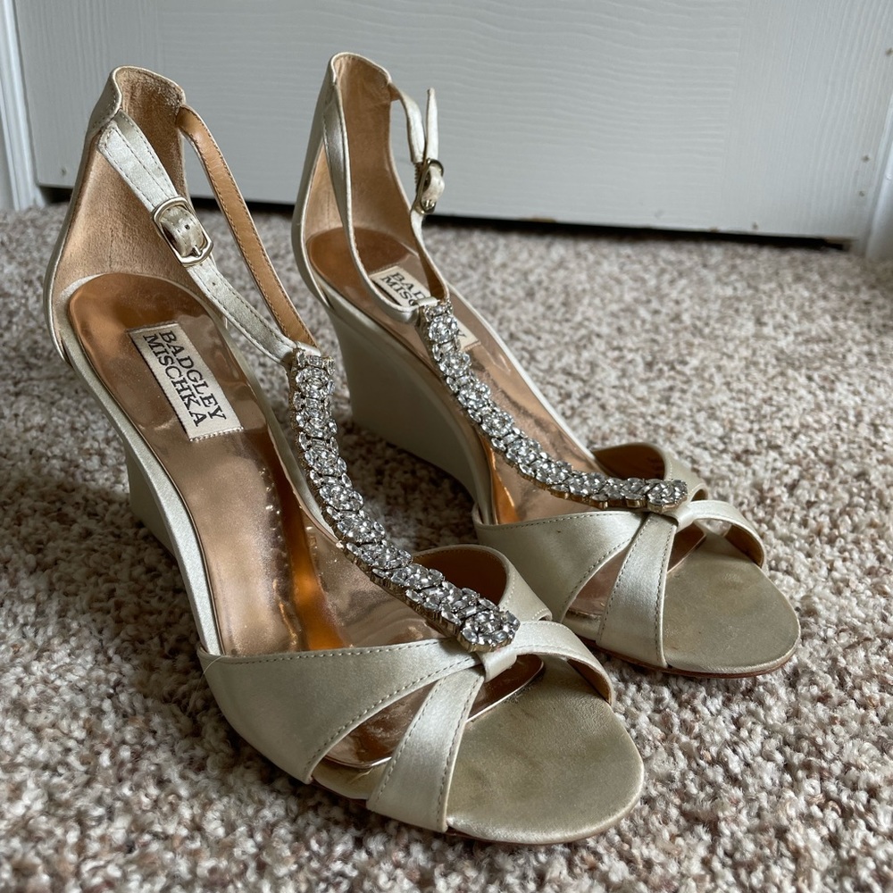 Badgley Mischka wedding shoes